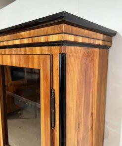 Cherry Biedermeier Bookcase - Top Side Detail - Styylish