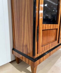 Cherry Biedermeier Bookcase - Ebonized Bottom Detail - Styylish