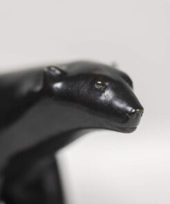 Alternative view of (repeat) François Pompon “Ours blanc” , bronze, 2006 print.