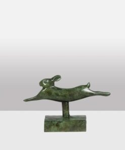 François Pompon “Lapin courant” - Side View - Styylish