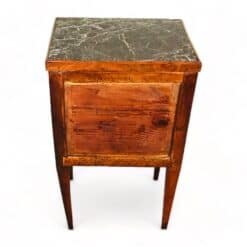 Antique French Louis XVI Nightstand -back view - Styylish