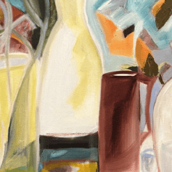 Artwork by Cécile Ganne- detail of yellow bottle- Styylish