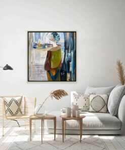 Painting by Cécile Ganne- in situ- Styylish