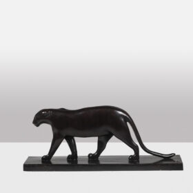 François Pompon “Panthère noire”, bronze, 2006 print.