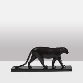 François Pompon “Panthère noire”, bronze, 2006 print.