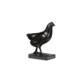 François Pompon “Poule”, bronze, 2006 print.