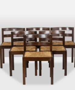 Wengé Dining Room Set - Set of Six Chairs - Styylish