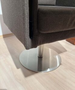 Pair of Cubic Swivel Chairs - Chrome Base - Styylish