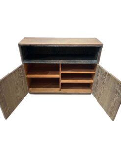 Alternative view of Art Deco Office Bookcase, De Coene Frères, Limed Oak, Belgium circa 1935