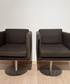 Pair of Cubic Swivel Chairs - Front of Chairs - Styylish