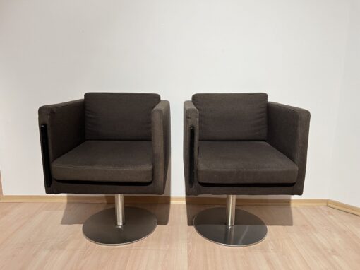 Pair of Cubic Swivel Chairs - Front of Chairs - Styylish