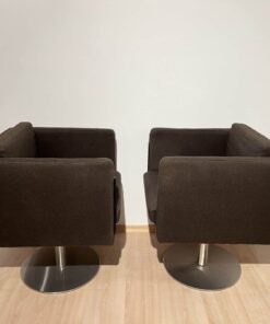 Pair of Cubic Swivel Chairs - Full Side Profiles - Styylish