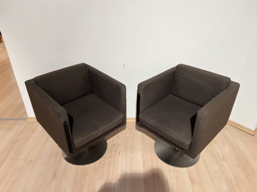 Pair of Cubic Swivel Chairs - Top of Cushion - Styylish