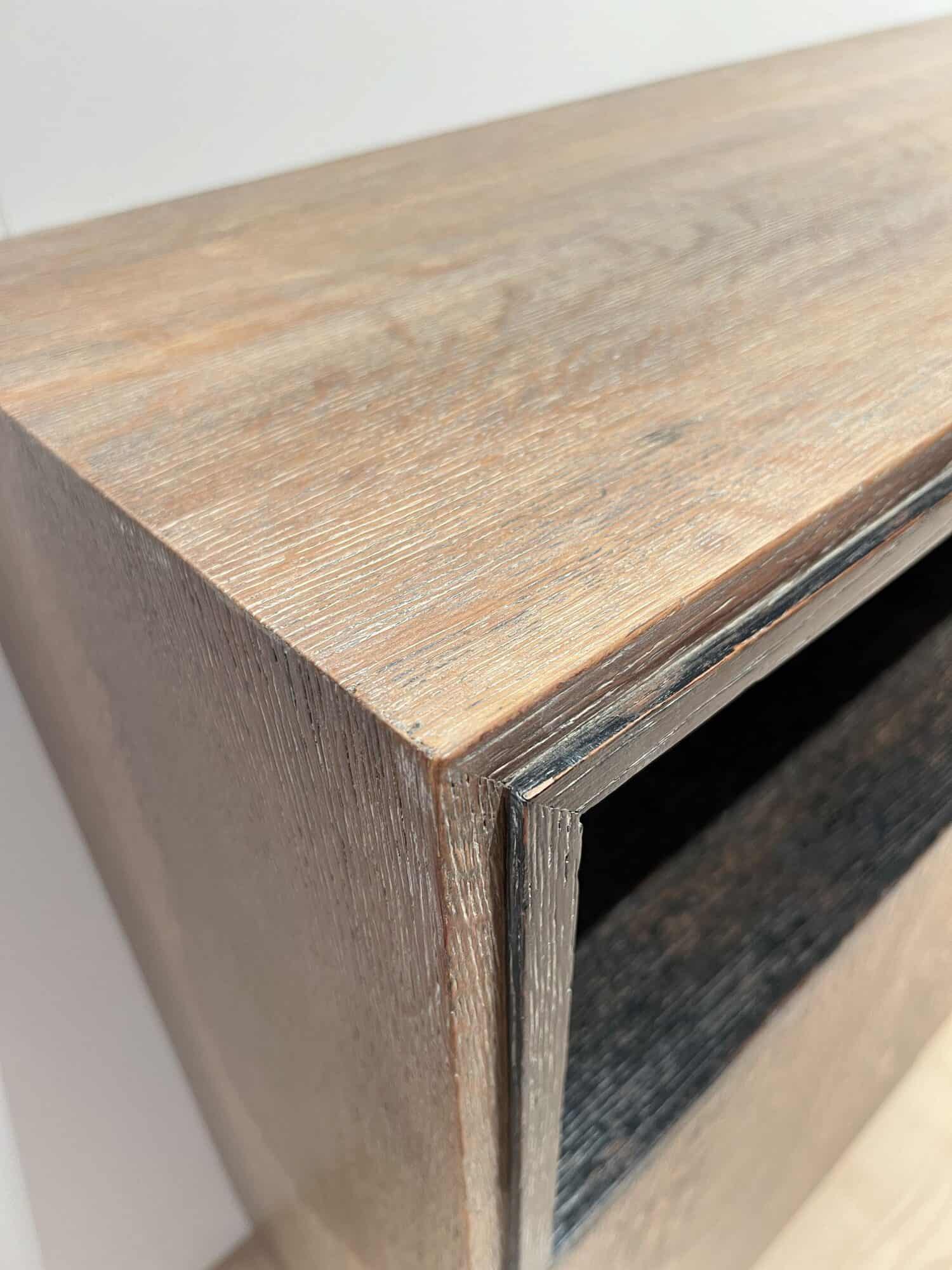 Art Deco Office Bookcase, De Coene Frères, Limed Oak, Belgium circa 1935 - Image 6