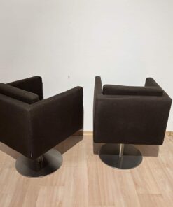 Pair of Cubic Swivel Chairs - Back Details - Styylish