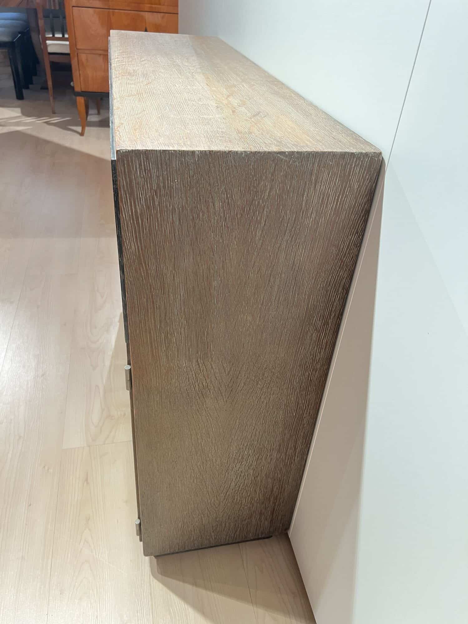 Art Deco Office Bookcase, De Coene Frères, Limed Oak, Belgium circa 1935 - Image 8