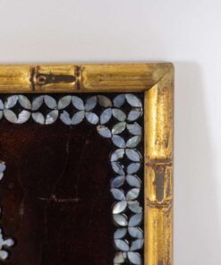 Asian-Style Lacquer Panels - Gold Frame - Styylish