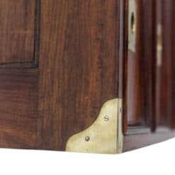 Pair of Mahogany Chests - Gold Corner Detail - Styylish