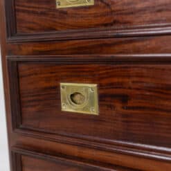 Pair of Mahogany Chests - Handle Detail - Styylish