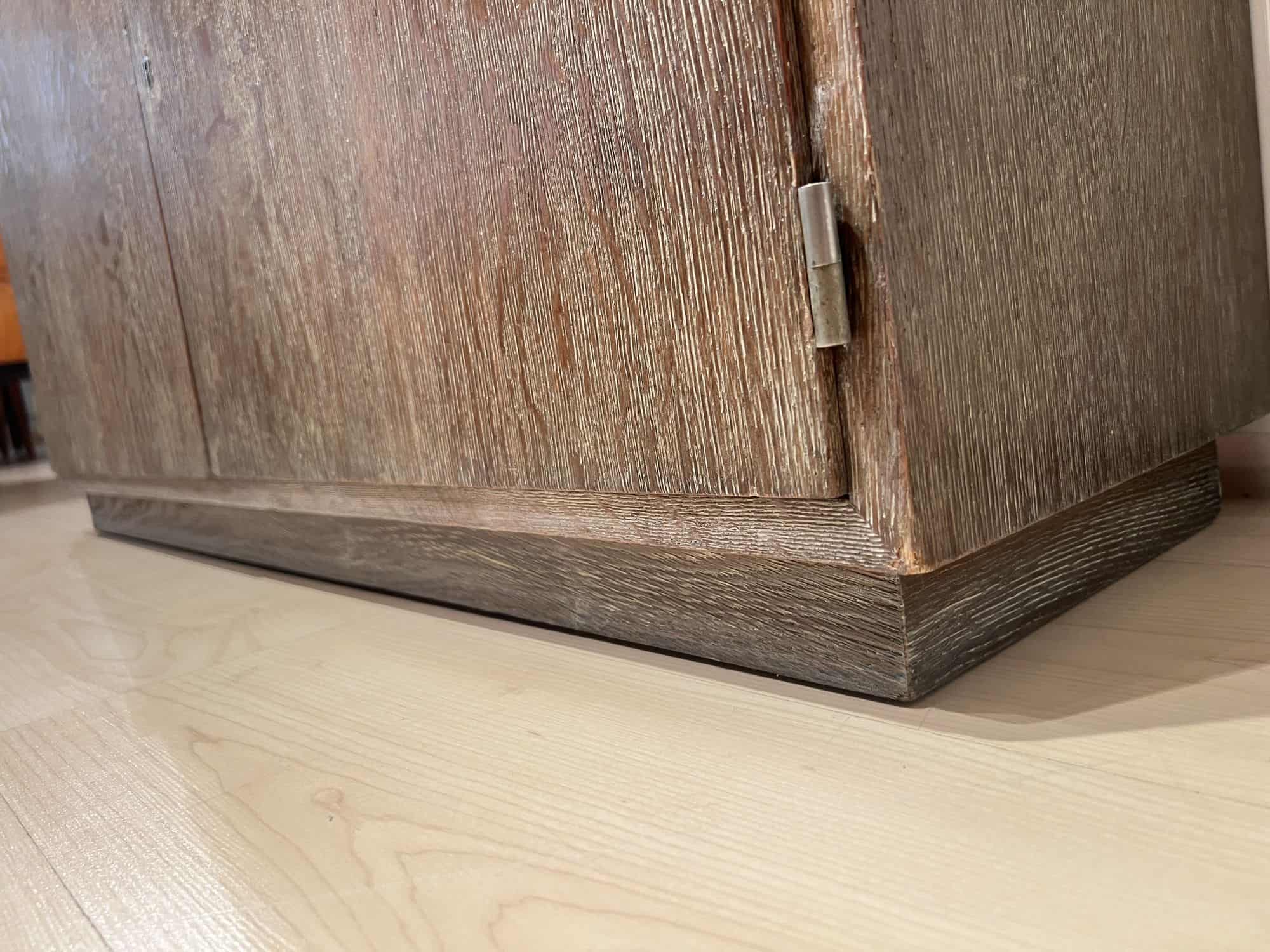 Art Deco Office Bookcase, De Coene Frères, Limed Oak, Belgium circa 1935 - Image 9