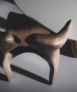 Dune Carved Chair - View From Above - Styylish