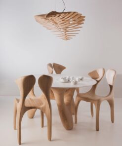 Cyryl Zakrzewski- Dune Carved Chair - Multiple Chairs at Table - Styylish