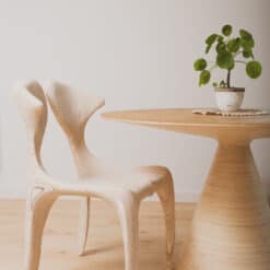 Dune Carved Chair - With Table - Styylish