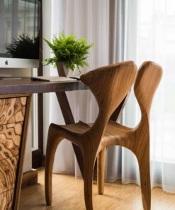 Dune Carved Chair - Back Detail - Styylish