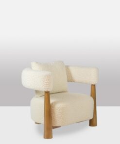 Pair of “Bean” Shaped Armchairs - Side Profile - Styylish