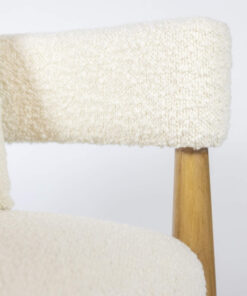 Pair of “Bean” Shaped Armchairs - Armrest Detail - Styylish