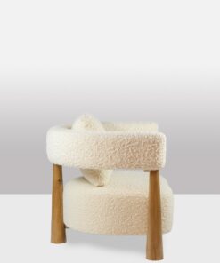 Pair of “Bean” Shaped Armchairs - Side Profile - Styylish