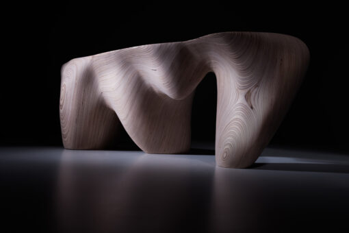 Flow Carved Bench - Side - Styylish