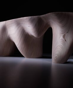Flow Carved Bench - Side - Styylish