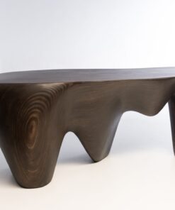 Flow Carved Bench - With White Background - Styylish