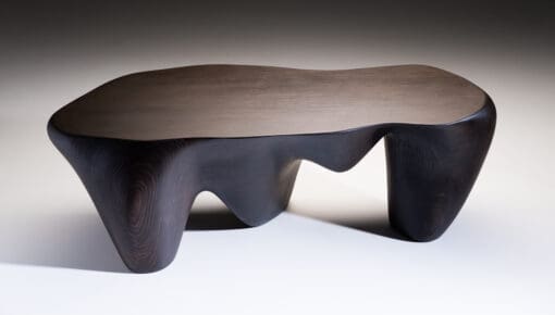 Flow Carved Bench - Top View - Styylish