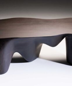 Flow Carved Bench - Top View - Styylish