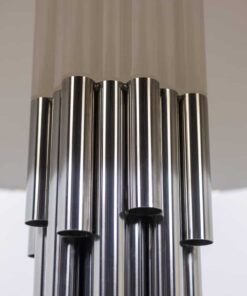 “Organ” Pedestal Table - Chrome Detail - Styylish
