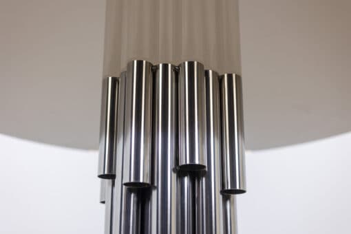 “Organ” Pedestal Table - Chrome Detail - Styylish