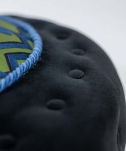 Pouf with Gilded Wood - Upholstery - Styylish