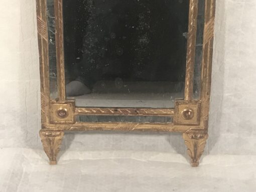 French Louis XVI Mirror - Bottom Detail - Styylish