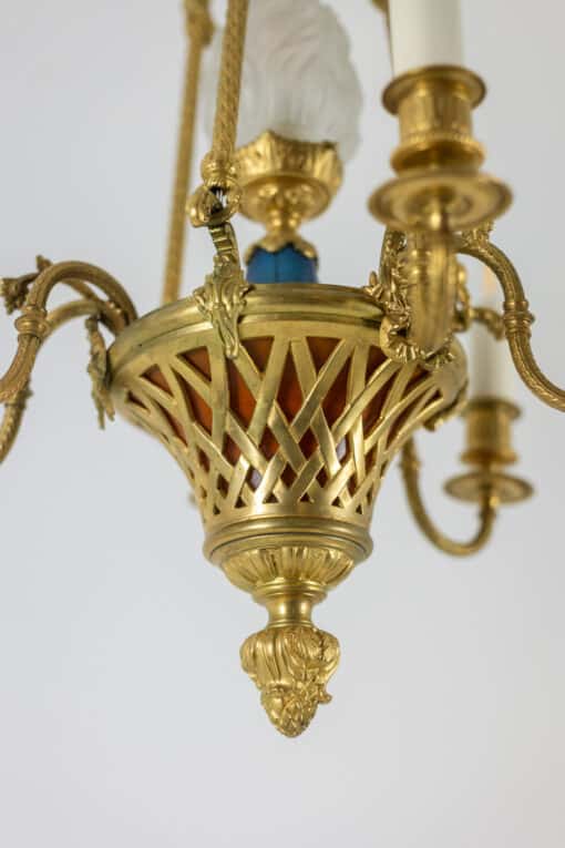 Louis XVI Style Chandelier - Base Detail - Styylish