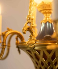 Louis XVI Style Chandelier - Gold Handle Decorations - Styylish