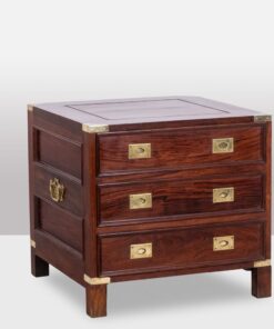 Pair of Mahogany Chests - Drawers Closed - Styylish