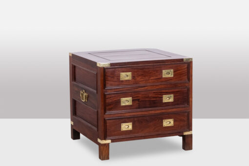 Pair of Mahogany Chests - Drawers Closed - Styylish