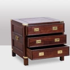 Pair of Mahogany Chests - Drawers Open - Styylish