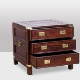 Pair of Mahogany Chests, 1950