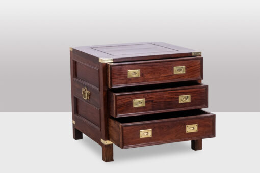 Pair of Mahogany Chests - Drawers Open - Styylish