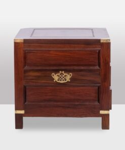 Pair of Mahogany Chests - Decorative Handle - Styylish