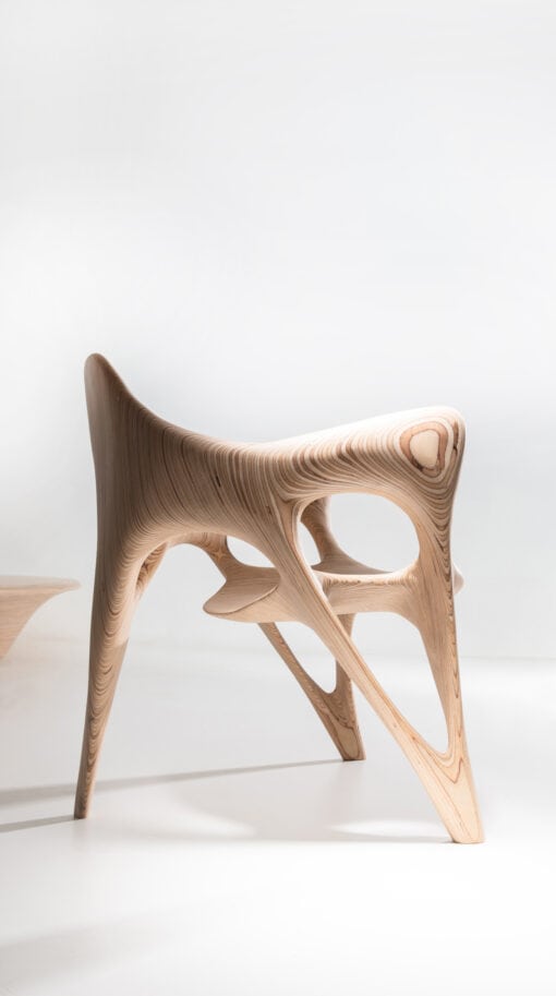 Cyryl Zakrzewski - Creating the Dune Chair - Nexus Chair Wood Detail - Styylish