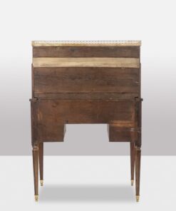 Mahogany Secretary Desk - Back Detail - Styylish